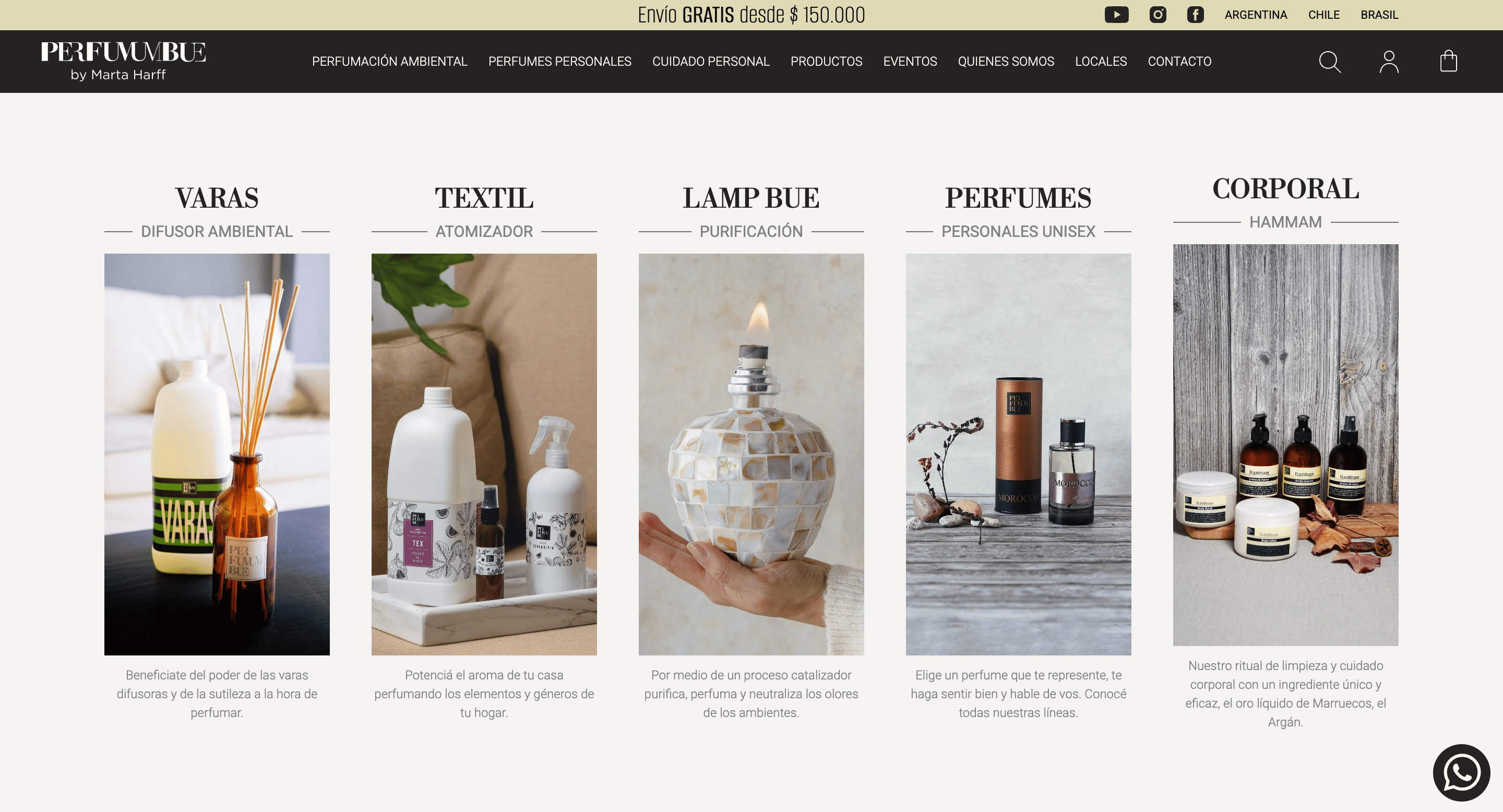 Perfumumbé - Productos premium