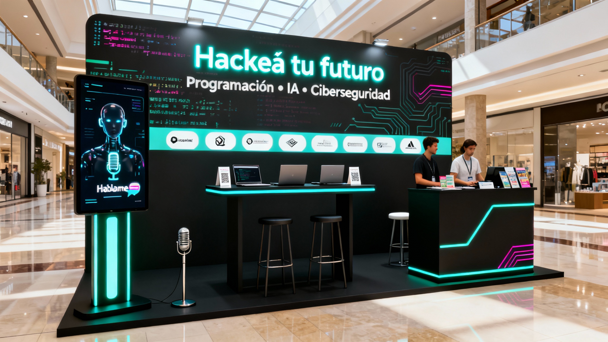 Avatar IA en Pantalla Tótem Interactivo